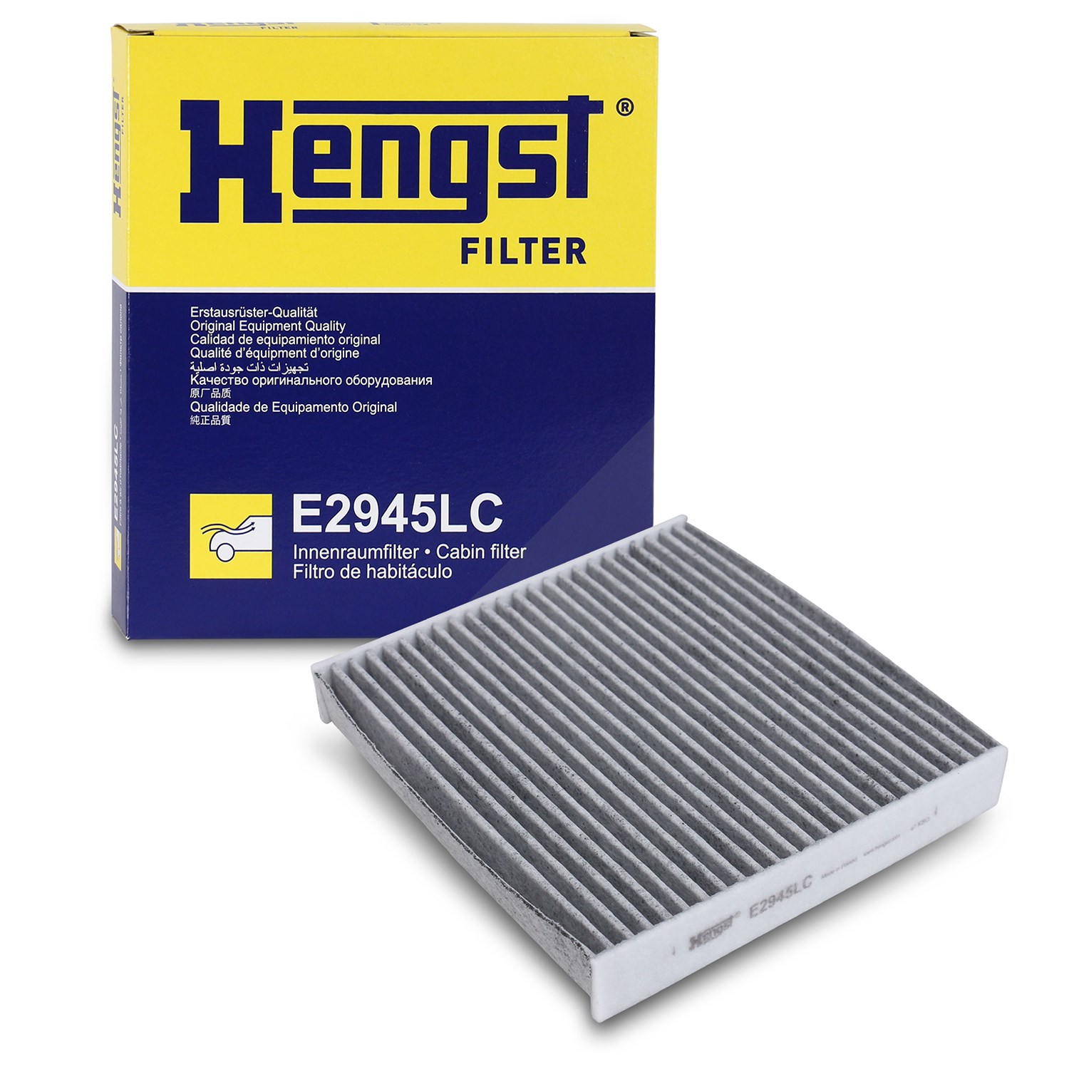 Hengst Filter Filter, Innenraumluft [Hersteller-Nr. E2945LC] für Daihatsu, Jaguar, Subaru, Lexus, Land Rover, Toyota