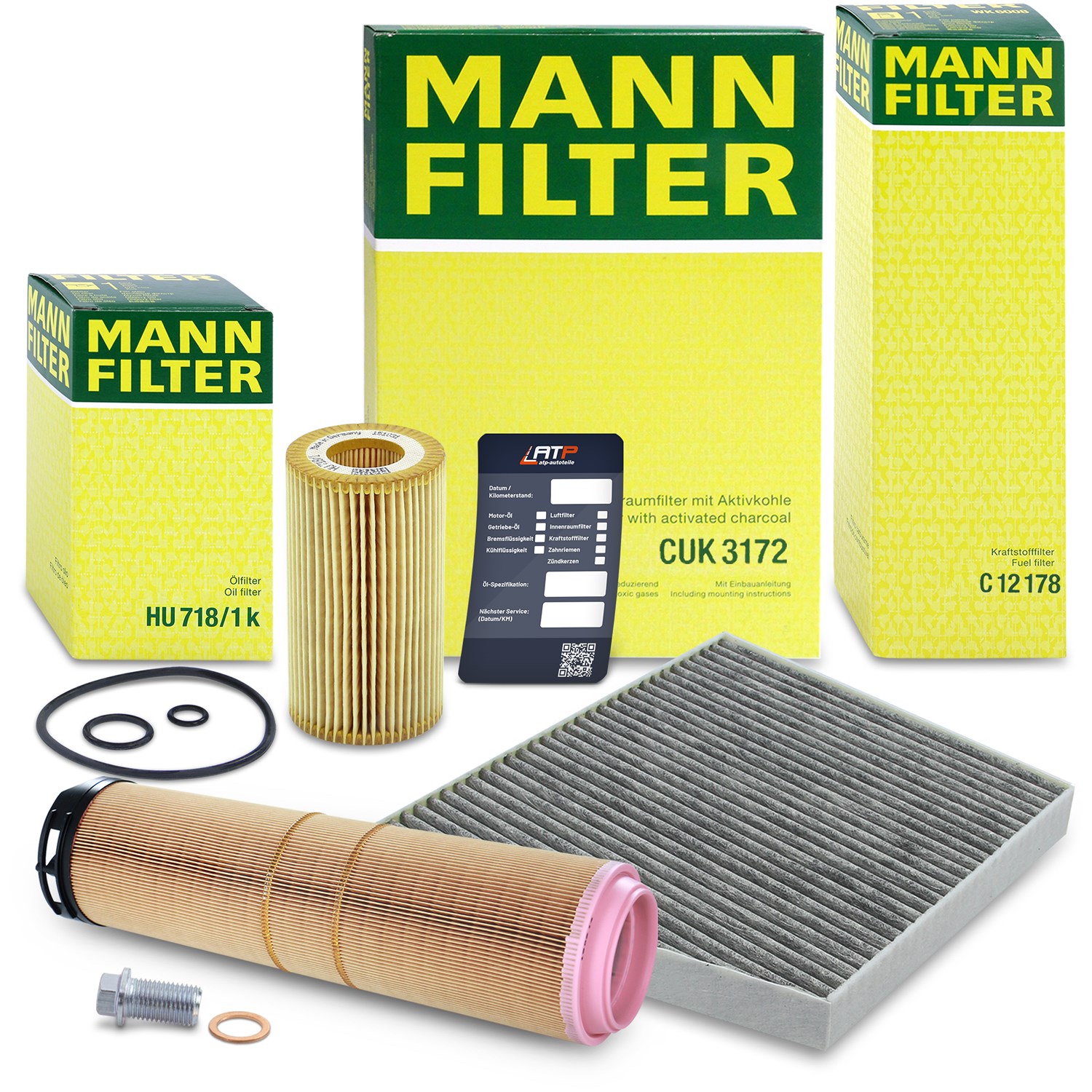 Mann-filter Inspektionspaket Filtersatz SET A [Hersteller-Nr. 10492791] für Mercedes-Benz