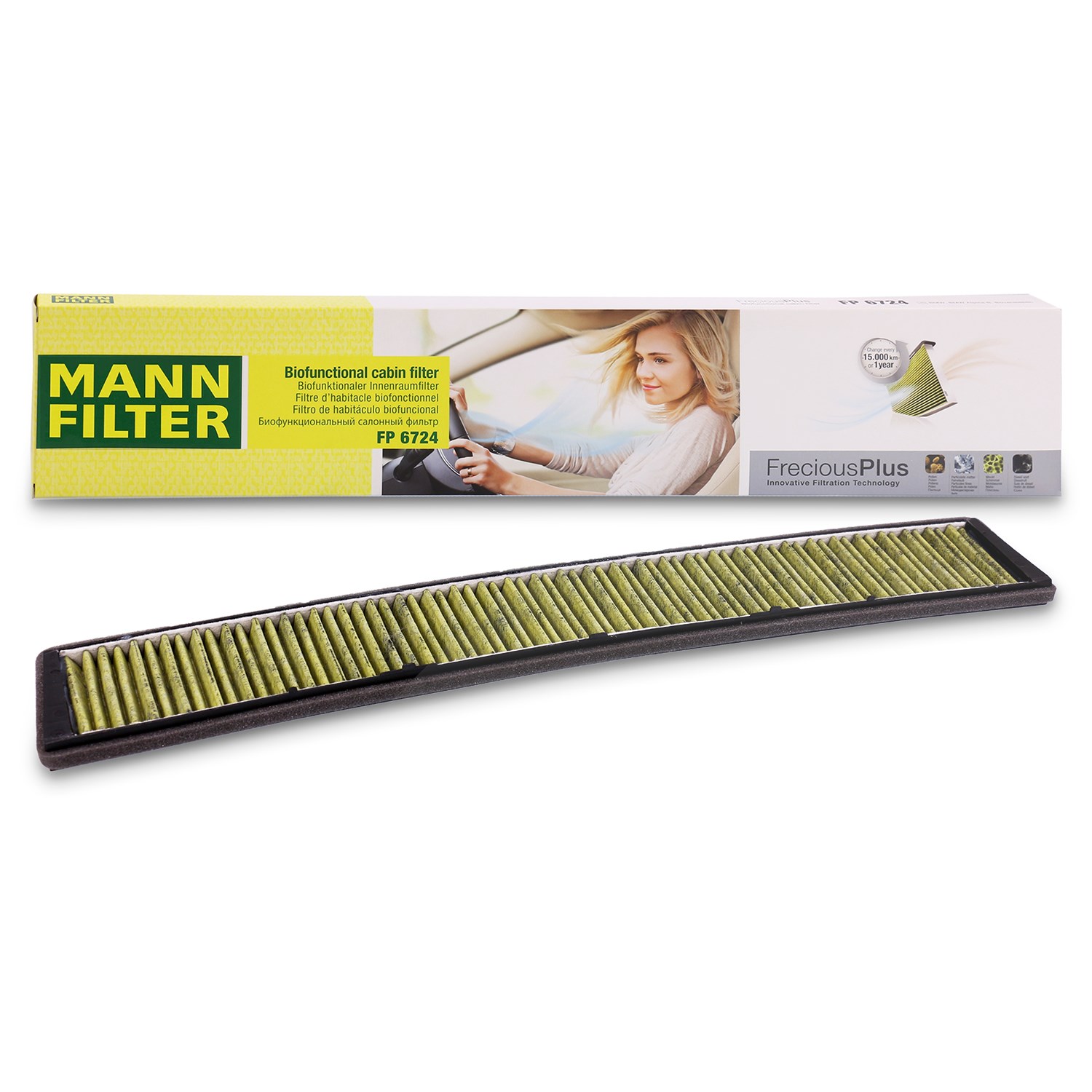 Mann-filter Filter, Innenraumluft FreciousPlus [Hersteller-Nr. FP6724] für BMW, Alpina