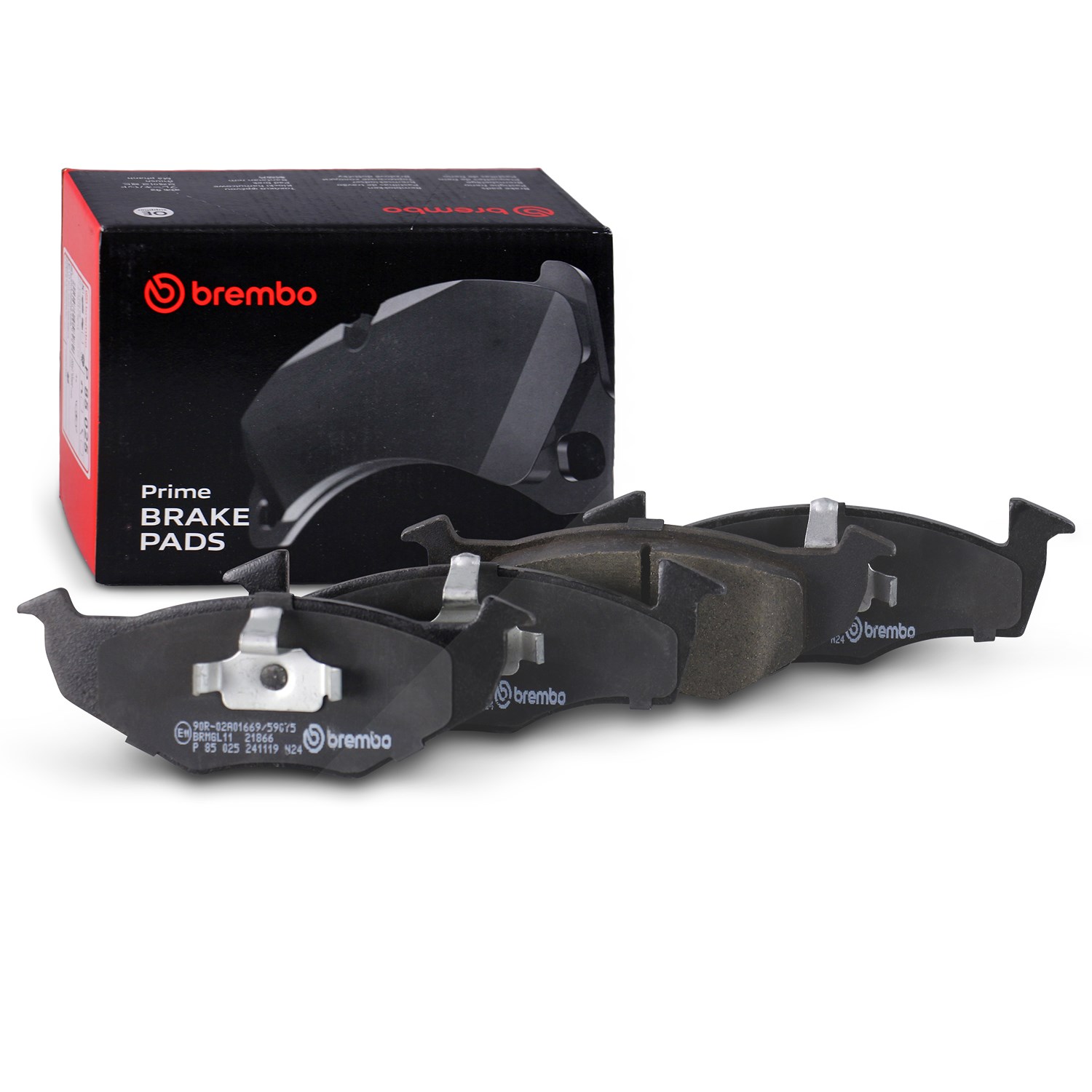Brembo Bremsbelagsatz Vorderachse [Hersteller-Nr. P85025] für VW, Skoda, Seat