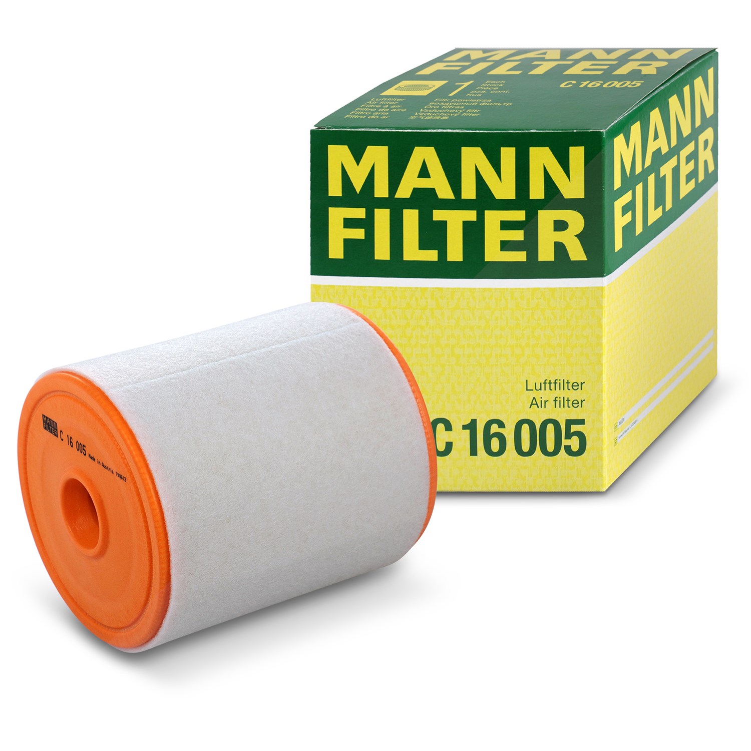 Mann-filter Luftfilter [Hersteller-Nr. C16005] für Audi