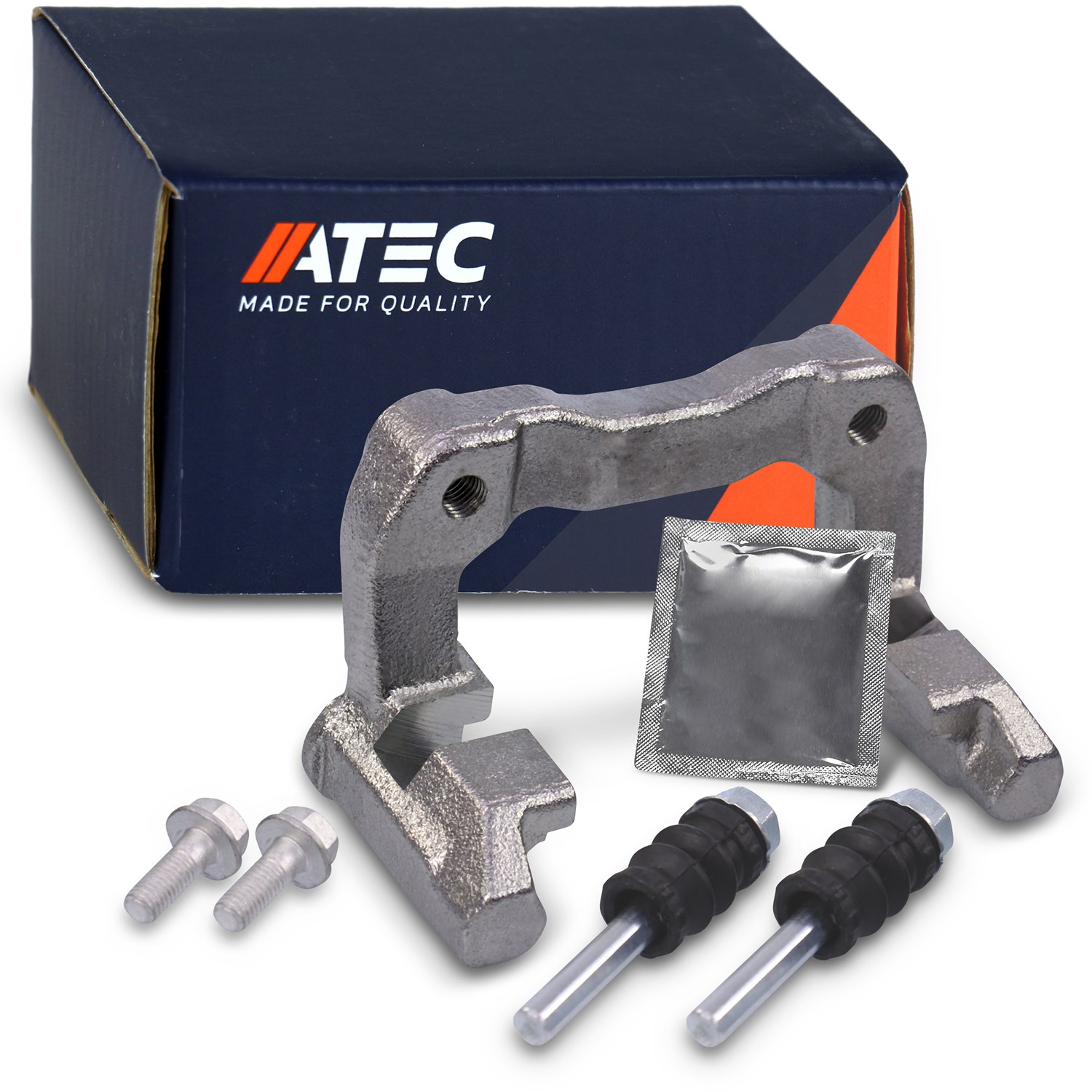 Atec Bremssattelhalter hinten links [Hersteller-Nr. 10490147] für VW, Vauxhall, Seat, Skoda, Peugeot, Citroën, Ds, Audi, Opel