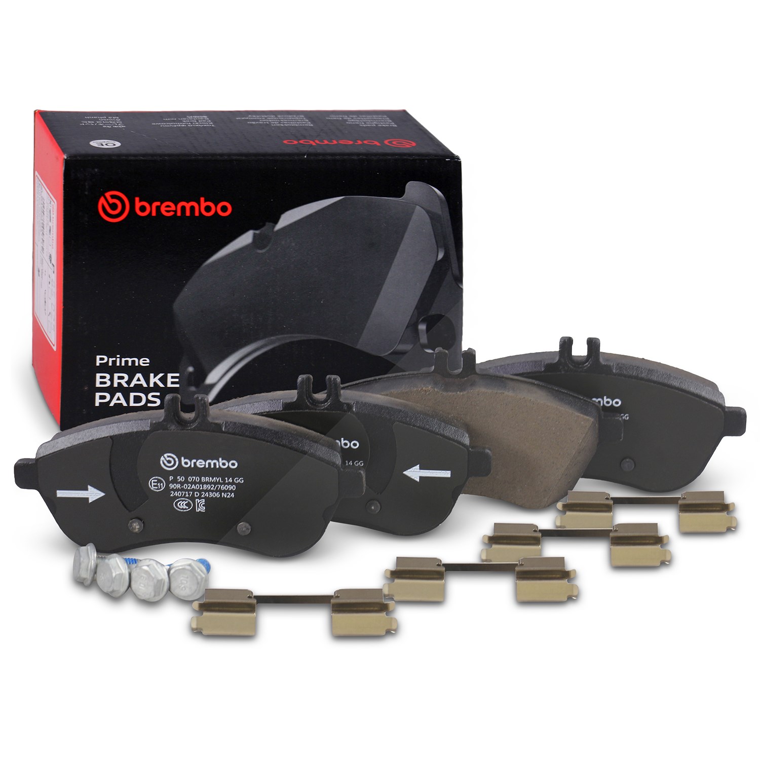 Brembo Bremsbelagsatz vorne [Hersteller-Nr. P50070] für Mercedes-Benz