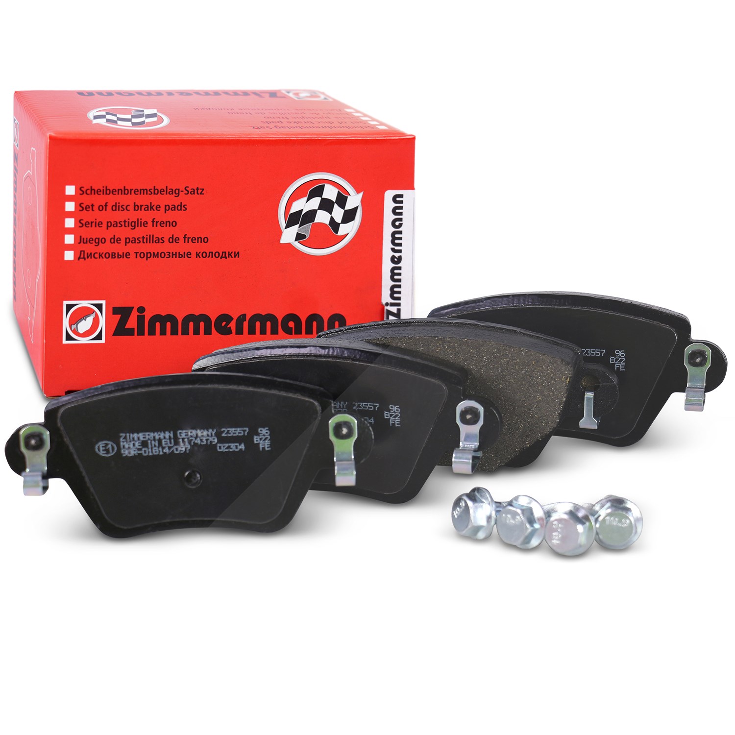 Zimmermann Bremsbelagsatz Hinterachse [Hersteller-Nr. 23557.170.1] für Jaguar, Ford, Renault