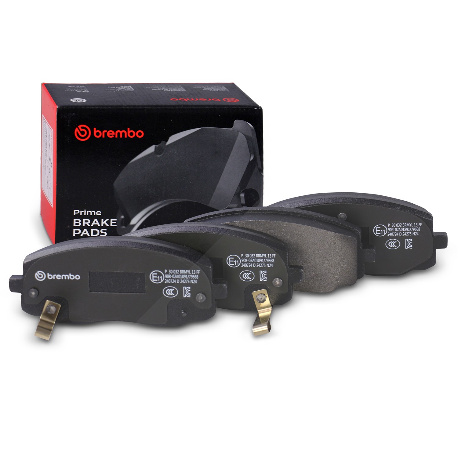 Brembo Bremsbelagsatz Vorderachse [Hersteller-Nr. P30032] für Hyundai, Kia