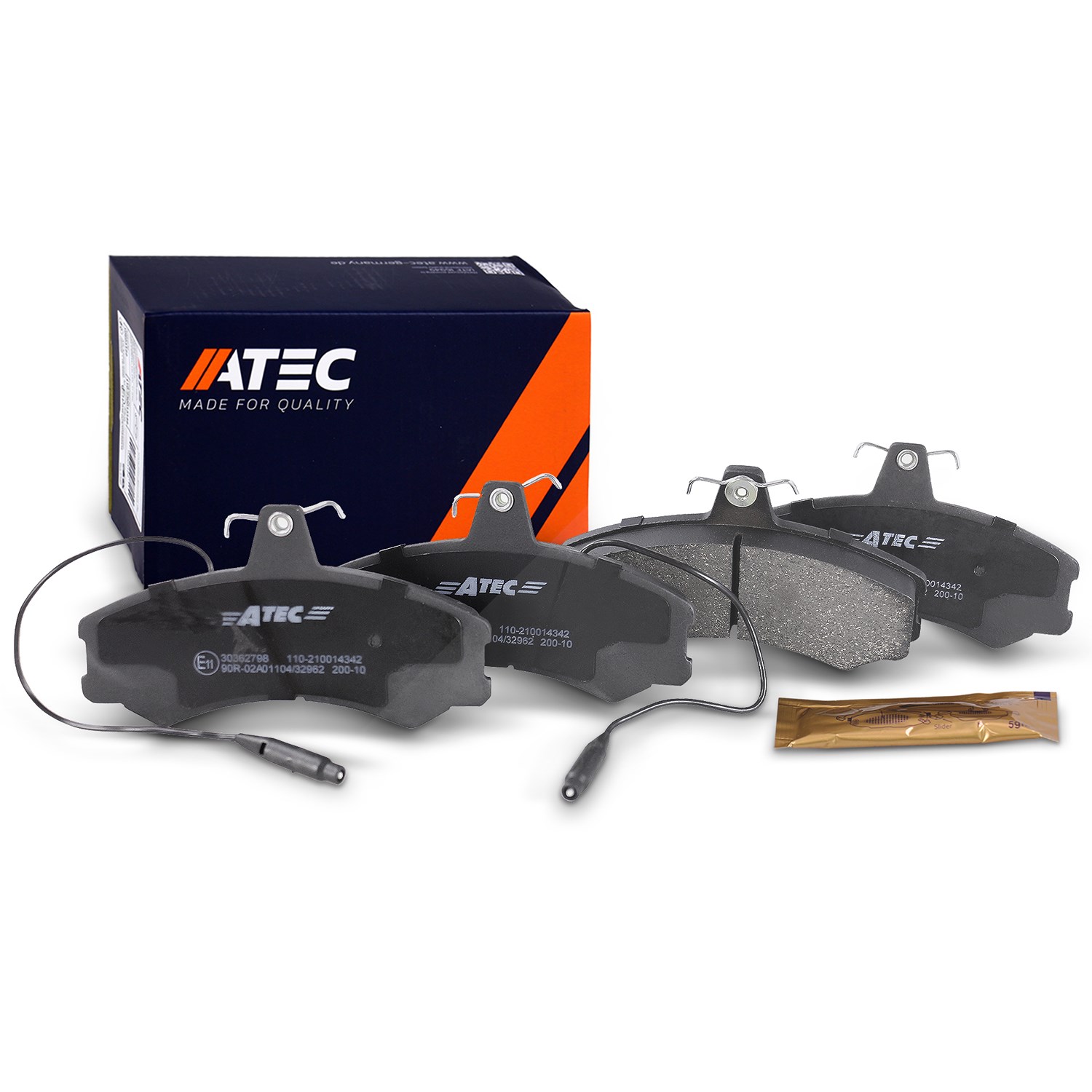 Atec Bremsbeläge vorne (Satz) [Hersteller-Nr. 30362798] für Citroën, Alfa Romeo, Peugeot, Fiat
