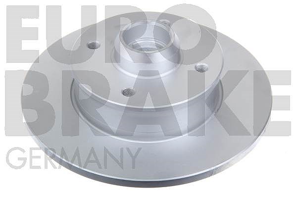 Eurobrake 1x Bremsscheibe Hinterachse Voll [Hersteller-Nr. 5815209935] für VW, Seat