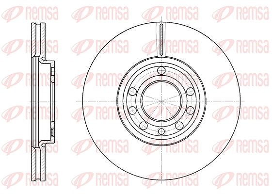 Kawe 1x Bremsscheibe [Hersteller-Nr. 668910] für Saab, Opel, Cadillac, Vauxhall, Fiat