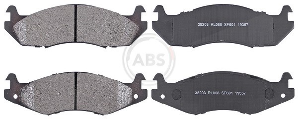 A.b.s. Bremsbelagsatz, Scheibenbremse [Hersteller-Nr. 38203] für Jeep, Amc
