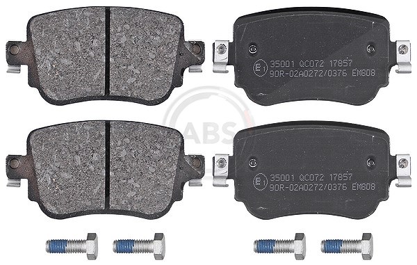 Bremsbelagsatz ohne Verschleißwarnkontakt 17,5 mm A.B.S. für u.a. SEAT LEON - Bild 3
