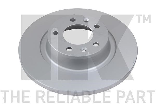 Nk 1x Bremsscheibe Hinterachse Voll [Hersteller-Nr. 313736] für Fiat, Toyota, Citroën, Peugeot