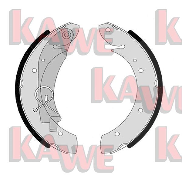 Kawe Bremsbackensatz [Hersteller-Nr. 07420] für Peugeot, Proton, Citroën