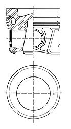 Kolbenschmidt Kolben [Hersteller-Nr. 41647620] für VW, Skoda, Audi