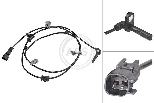 A.b.s. Sensor, Raddrehzahl [Hersteller-Nr. 31716] für Vauxhall, Opel