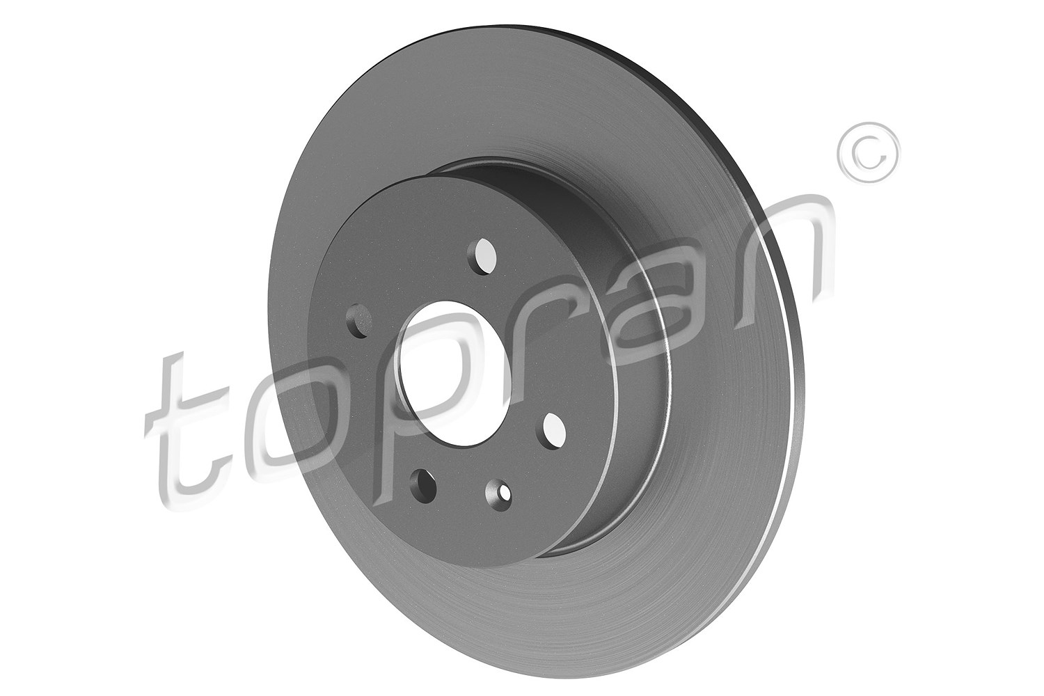 Topran Bremsscheibe Hinterachse Voll [Hersteller-Nr. 206860] für Vauxhall, Opel