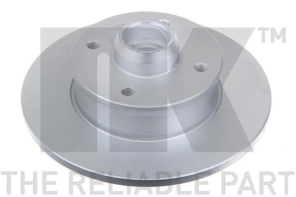 Nk 1x Bremsscheibe Hinterachse Voll [Hersteller-Nr. 209935] für VW, Seat