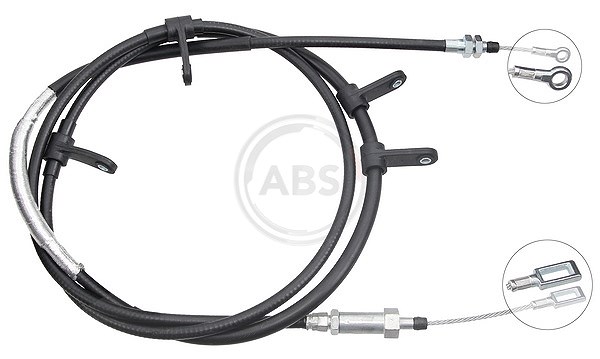 A.b.s. 1x Handbremsseil Scheibenbremse Hinterachse [Hersteller-Nr. K13985] für Citroën, Peugeot, Vauxhall, Opel, Fiat