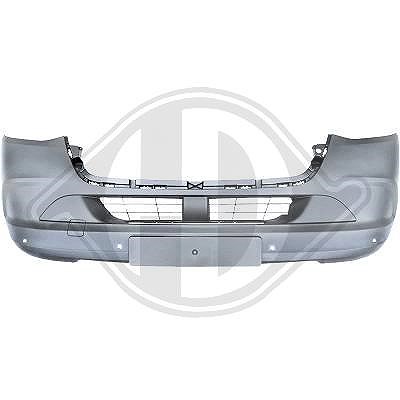 Diederichs Stoßfänger [Hersteller-Nr. 1664151] für Mercedes-Benz