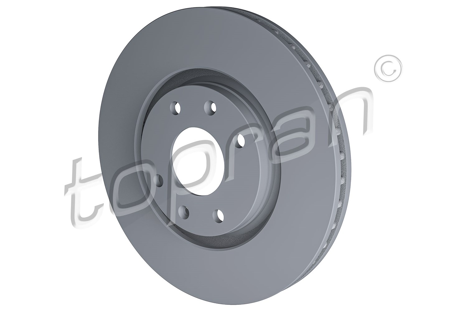 Topran Bremsscheibe Vorderachse Belüftet [Hersteller-Nr. 720248] für Citroën, Vauxhall, Ds, Peugeot, Opel