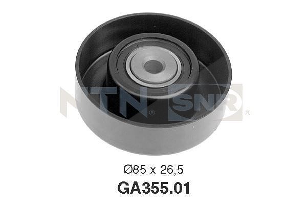 Snr Umlenk-/Führungsrolle, Keilrippenriemen [Hersteller-Nr. GA355.01] für BMW, Vauxhall, Opel, Saab, Renault