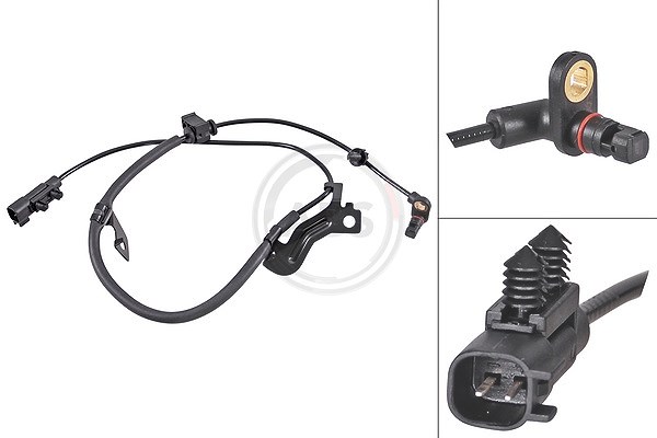 A.b.s. Sensor, Raddrehzahl [Hersteller-Nr. 31706] für Fiat, Dodge