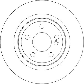 Trw Bremsscheibe [Hersteller-Nr. DF6634] für Mercedes-Benz