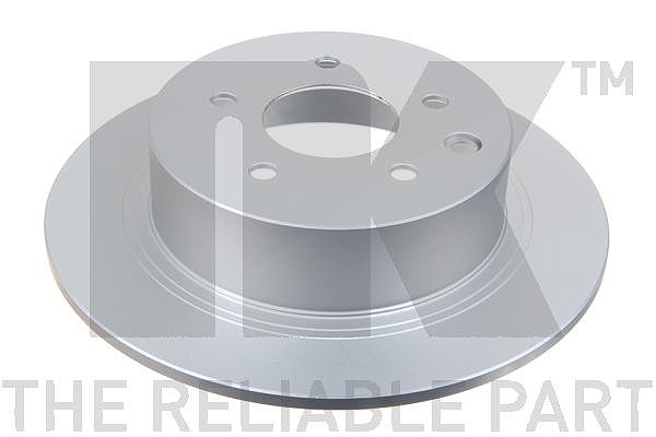Nk 1x Bremsscheibe Hinterachse Voll [Hersteller-Nr. 312273] für Nissan