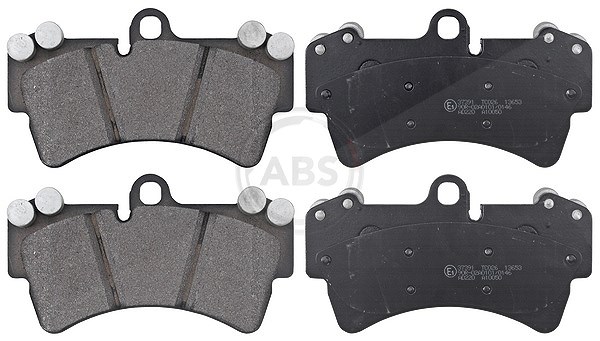 A.b.s. Bremsbeläge vorne (Satz) [Hersteller-Nr. 37391] für VW, Porsche, Audi