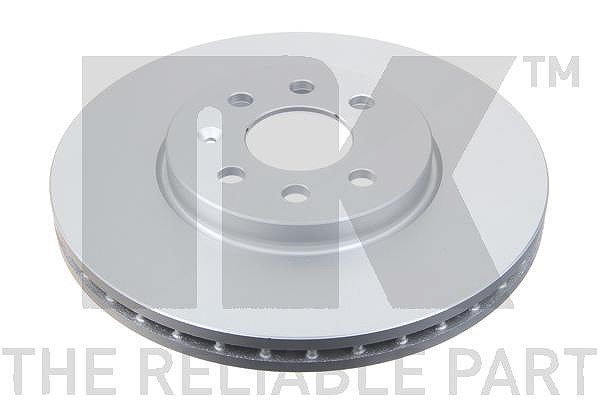 Nk 1x Bremsscheibe Vorderachse Belüftet [Hersteller-Nr. 313652] für Opel, Vauxhall