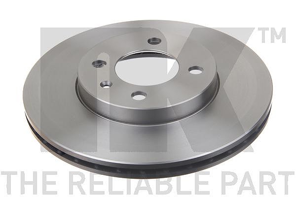 Nk Bremsscheibe Vorderachse Belüftet [Hersteller-Nr. 209934] für Seat, Fiat, VW