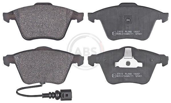 A.b.s. Bremsbelagsatz, Scheibenbremse [Hersteller-Nr. 37613] für VW, Audi, Seat