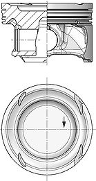 Kolbenschmidt Kolben [Hersteller-Nr. 40862600] für Mercedes-Benz