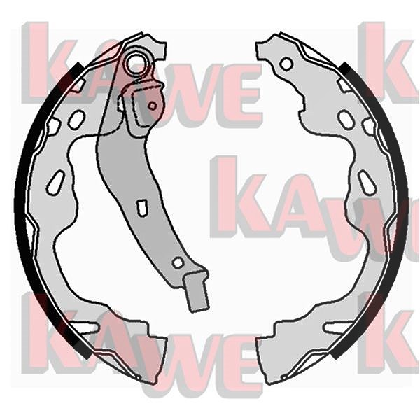 Kawe Bremsbackensatz [Hersteller-Nr. 08660] für Proton, Peugeot, Citroën, Opel, Toyota, Suzuki, Vauxhall