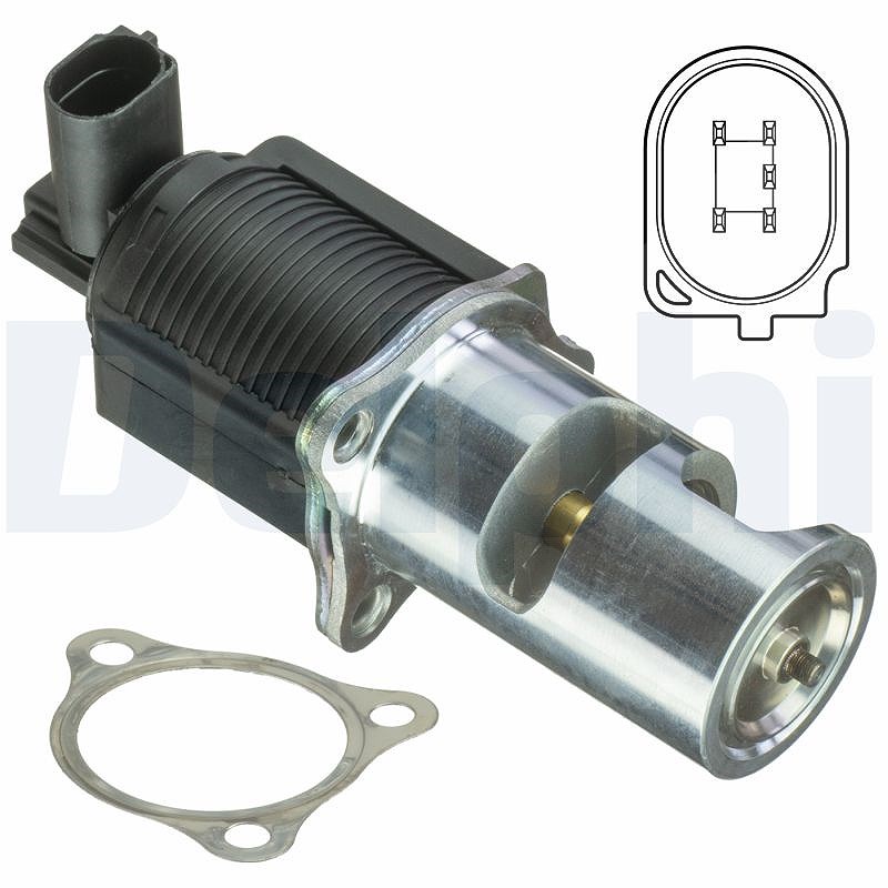 Delphi AGR-Ventil [Hersteller-Nr. EG10405-12B1] für Renault, Opel, Vauxhall