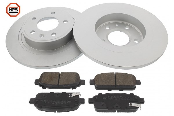 Mapco Bremsensatz, Scheibenbremse [Hersteller-Nr. 47699HPS] für Vauxhall, Chevrolet, Opel