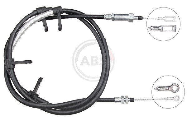A.b.s. Seilzug, Feststellbremse [Hersteller-Nr. K13986] für Vauxhall, Opel, Fiat, Peugeot, Citroën