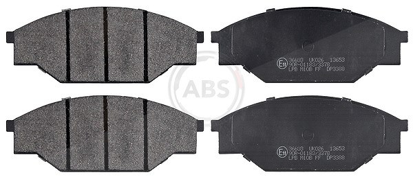 A.b.s. Bremsbelagsatz, Scheibenbremse [Hersteller-Nr. 36603] für Toyota, VW