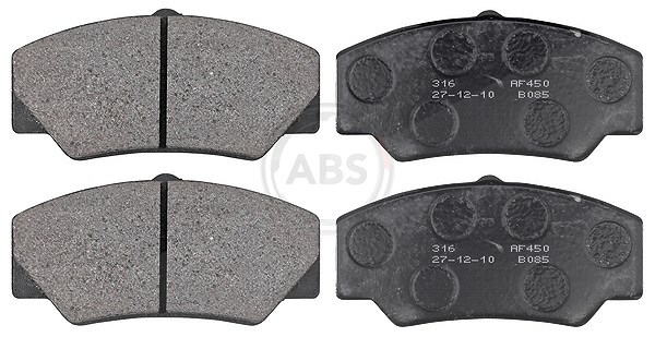 A.b.s. Bremsbelagsatz, Scheibenbremse [Hersteller-Nr. 36578] für Ford