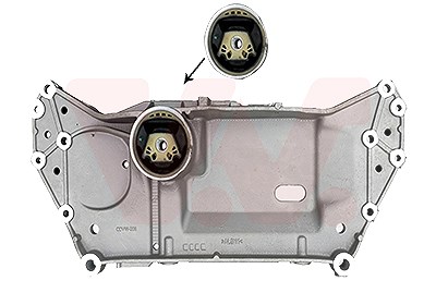 Van Wezel Hilfsrahmen/Aggregateträger [Hersteller-Nr. 5894690] für Seat, Skoda, VW, Audi
