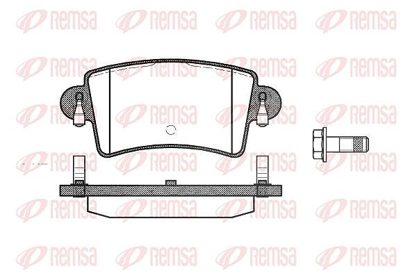 Kawe Bremsbelagsatz, Scheibenbremse [Hersteller-Nr. 083300] für Vauxhall, Renault, Nissan, Opel