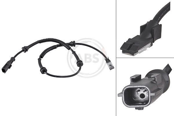 A.b.s. Sensor, Raddrehzahl [Hersteller-Nr. 31844] für Opel, Vauxhall, Renault