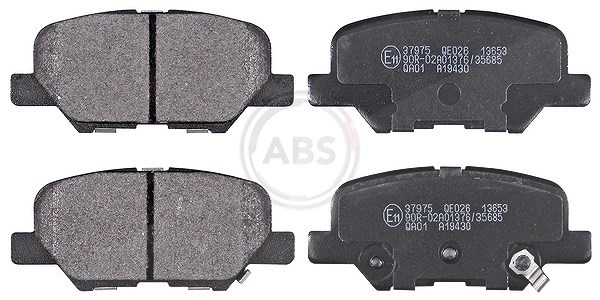A.b.s. Bremsbelagsatz, Scheibenbremse [Hersteller-Nr. 37975] für Mitsubishi, Citroën, Mazda, Peugeot