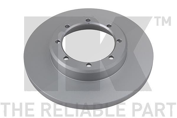 Nk 1x Bremsscheibe Hinterachse Voll [Hersteller-Nr. 313979] für Vauxhall, Nissan, Opel, Renault
