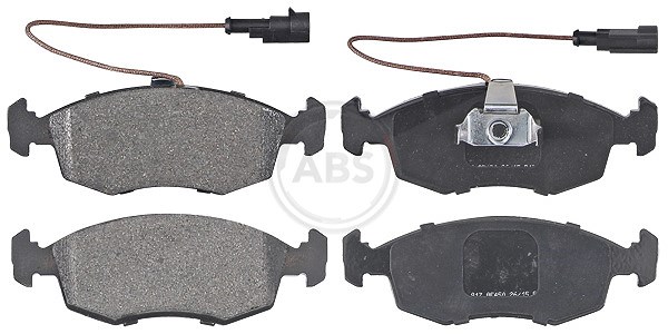 A.b.s. Bremsbeläge vorne (Satz) [Hersteller-Nr. 37122] für Fiat