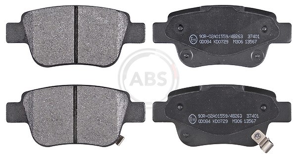 A.b.s. Bremsbelagsatz, Scheibenbremse [Hersteller-Nr. 37401] für Toyota