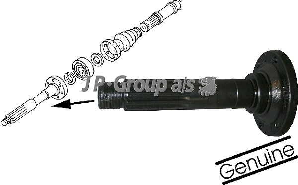 Jp Group Achsschenkel, Radaufhängung [Hersteller-Nr. 8151400302] für VW