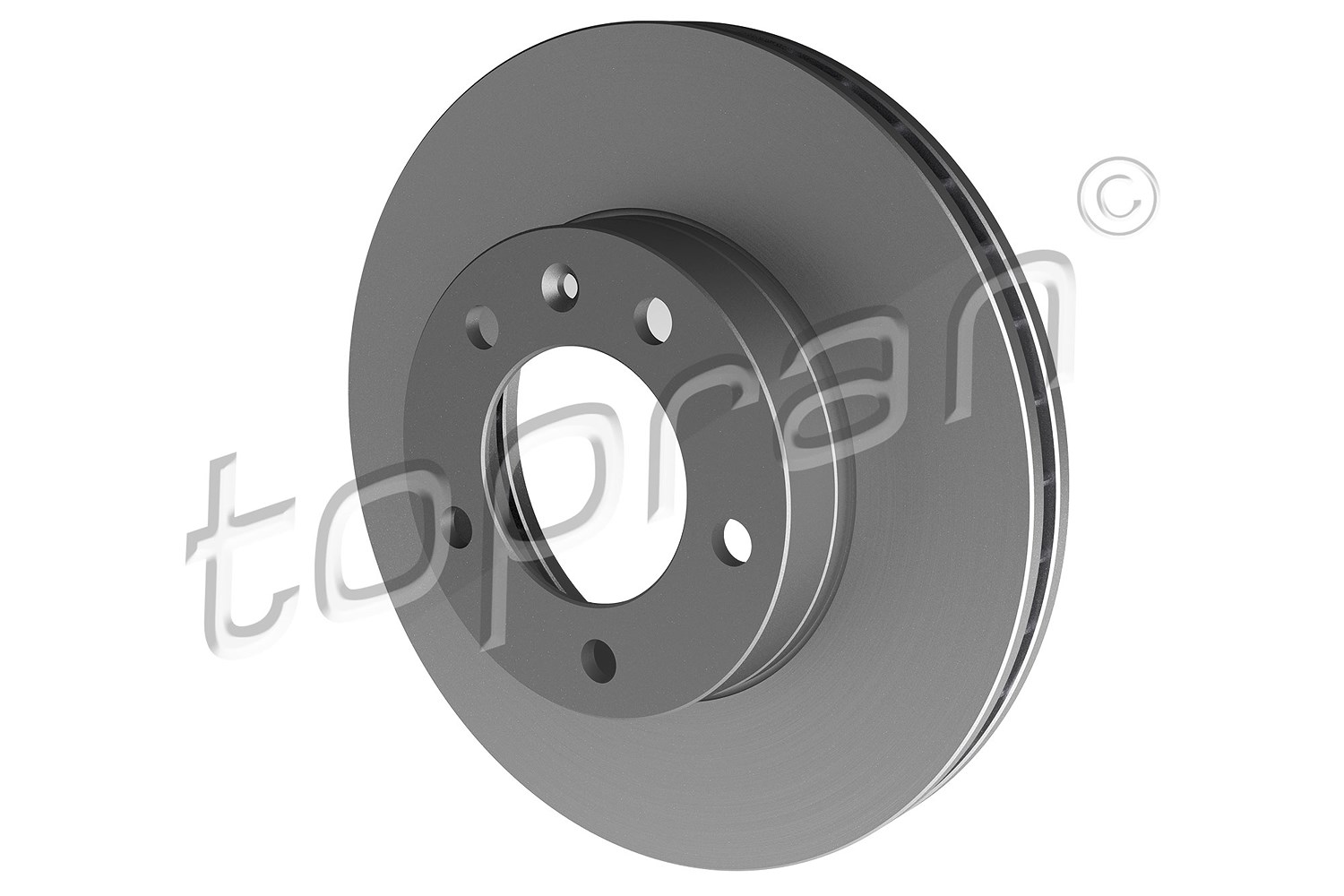 Topran Bremsscheibe [Hersteller-Nr. 207070] für Vauxhall, Opel, Nissan, Renault