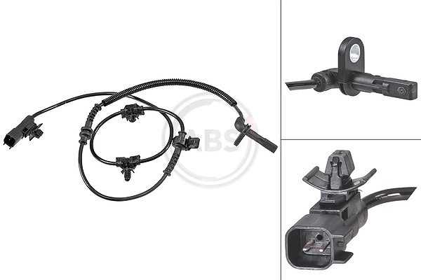 A.b.s. Sensor, Raddrehzahl [Hersteller-Nr. 32074] für Vauxhall, Opel