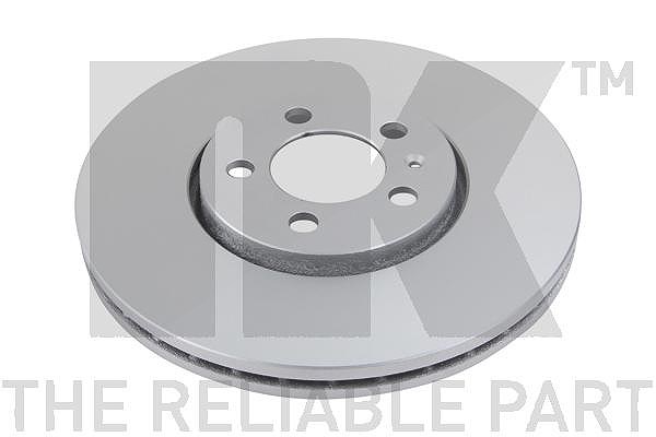 Nk 1x Bremsscheibe Vorderachse belüftet [Hersteller-Nr. 314760] für Skoda, Audi, VW, Seat