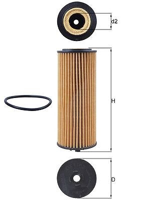 Knecht Ölfilter [Hersteller-Nr. OX1162D] für Mercedes-Benz